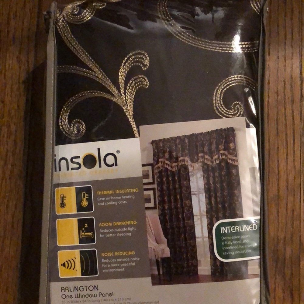 Bed & bath 84”L Arlington window panel pair